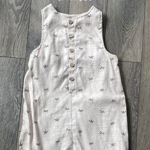 Rylee and Cru Linen Palm Tree Jumpsuit 2/3 (Listed as 18-24 but fits very big)